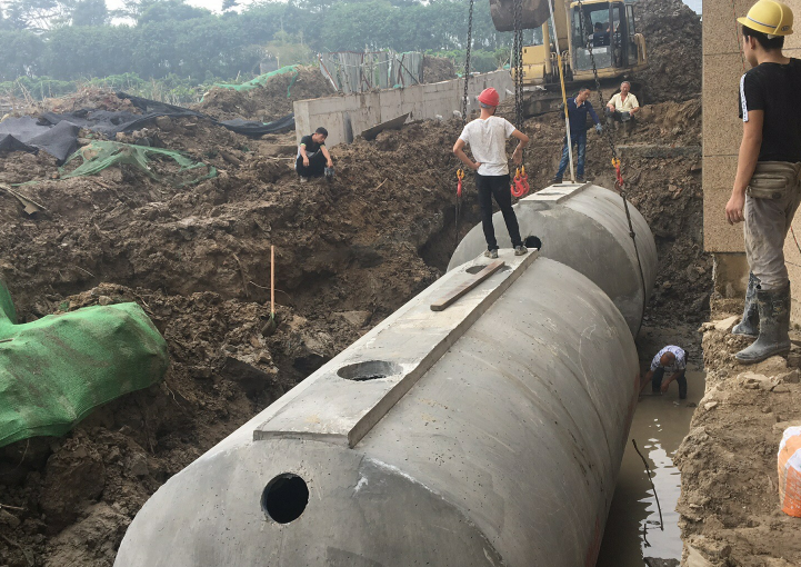 海绵城市试点建设项目-武汉成品化粪池