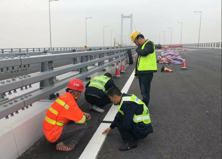 虎门二桥为何变身成南沙大桥?350高亮反光热熔标线