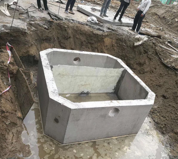 地下污水物理化学处理法-广州混凝土隔油池