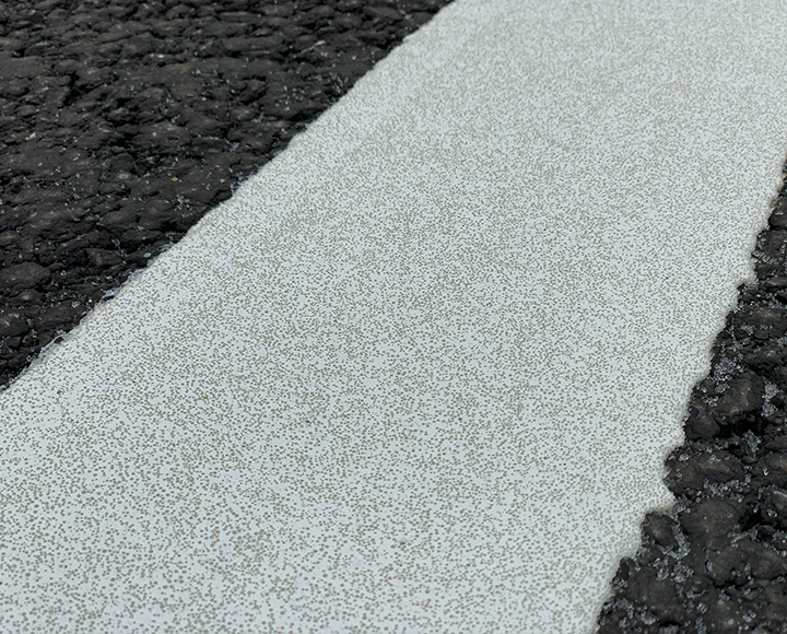 路虎交通:道路标线效果的高性能的道路标线涂料