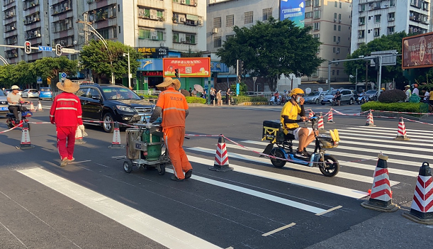 道路标线施工遇到有气泡的处理方法—广州标线涂料厂家