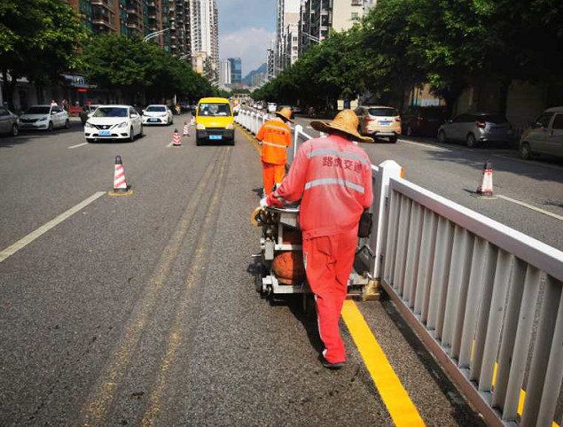 道路标线施工队在道路施工标线需要注意几项?