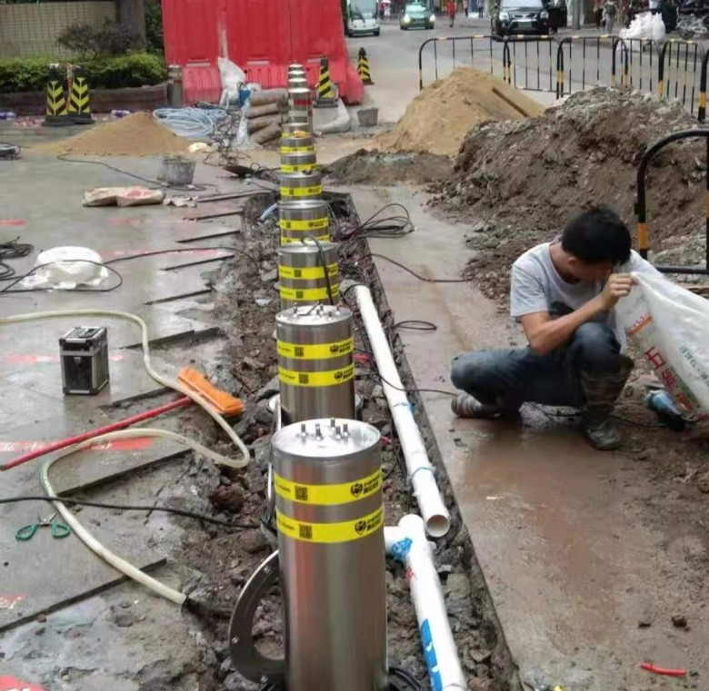 液压全自动升降柱接线的工艺流程