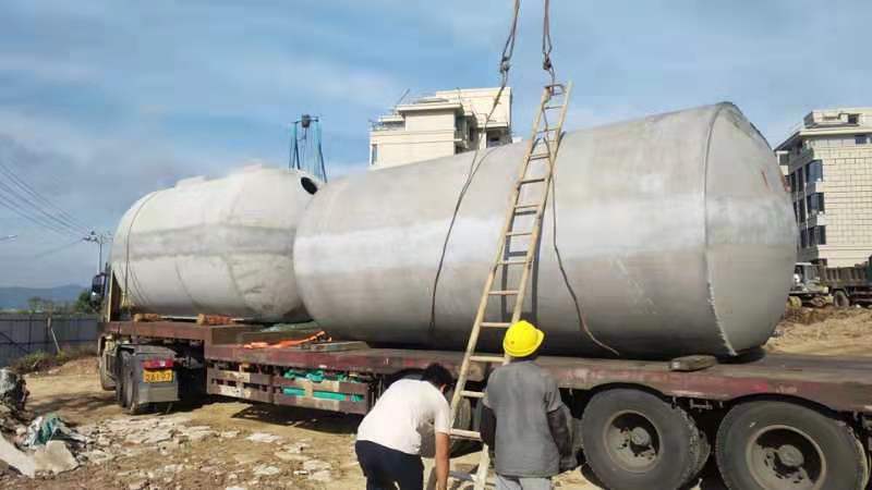 整体式商砼化粪池有效解决传统化粪池泄露问题 