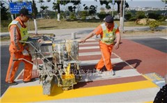 路虎交通：浅析热熔标线涂料划线后干燥缓慢的原因
